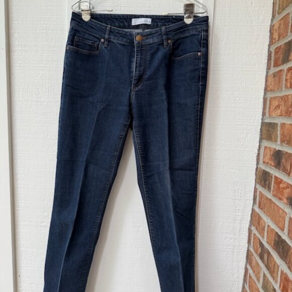 Loft Blue Denim Curvy Straight Jeans. Women's 29/8 - Picture 1 of 7